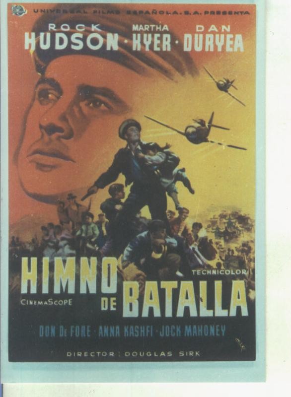 Foto cine 059: Himno de batalla (Rock Hudson-Martha Hyer)