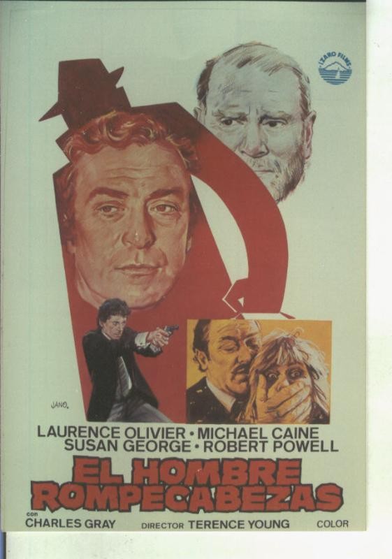 Foto cine 064: El hombre rompecabezas (Laurence Olivier-Michael Caine)