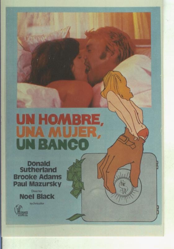 Foto cine 066: Un hombre, una mujer, un banco (Donald Sutherland)