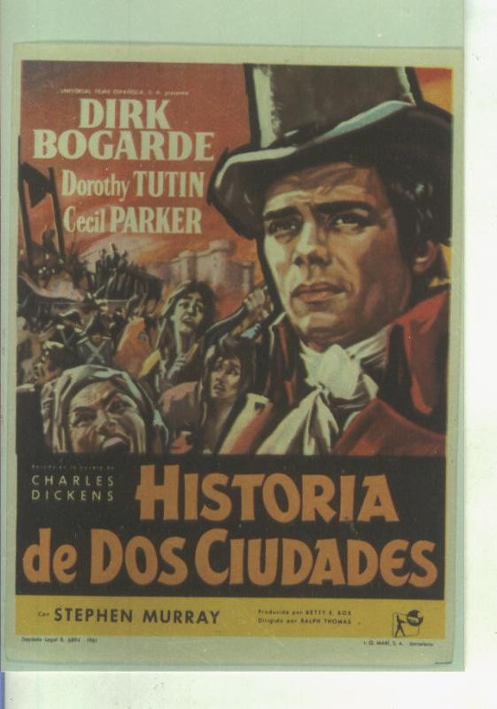 Foto cine 075: Historia de dos ciudades (Dirk Bogarde)