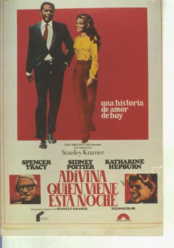Foto cine 079: Adivina quien viene esta noche (Spencer Tracy-Sidney Poitier)