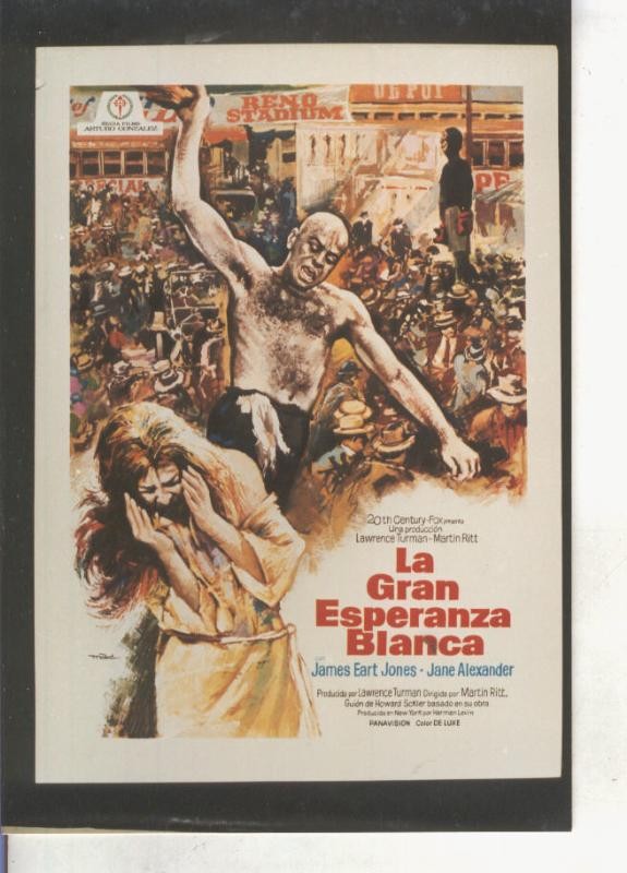 Foto cine 084: la gran esperanza blanca (James Eart Jones-Jane Alexander)