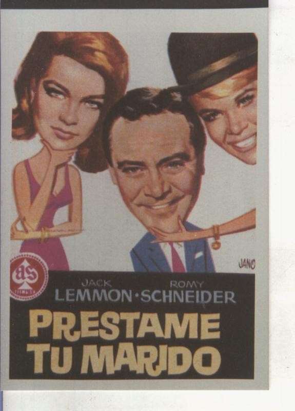 Foto cine 098: Prestame tu difunto (Jack Lemmon - Romy Schneider)