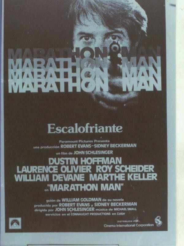 Foto cine 115: Marathon Man (Dustin Hoffman-Laurence Harvey)