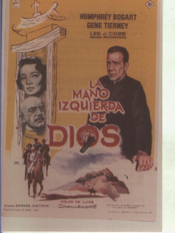 Foto cine 119: La mano izquierda de dios (Humphrey Bogart)