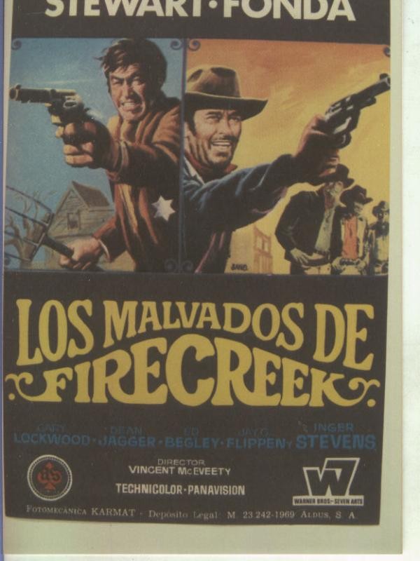 Foto cine 121: Los malvados de Firecreek (James Stewart-Henry Fonda)