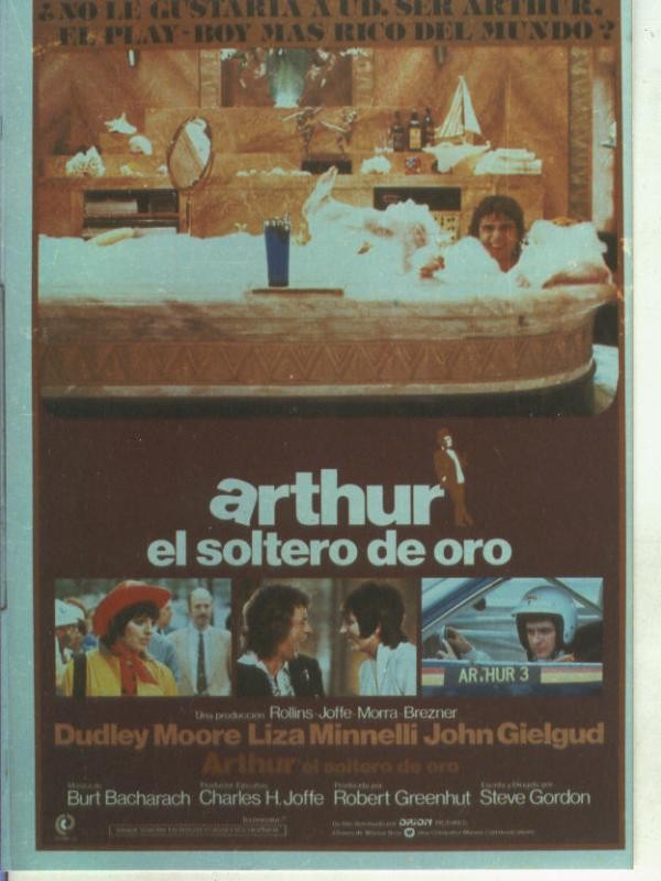 Foto cine 132: Arthur el soltero de oro (Dudley Moore-Liza Minnelli)