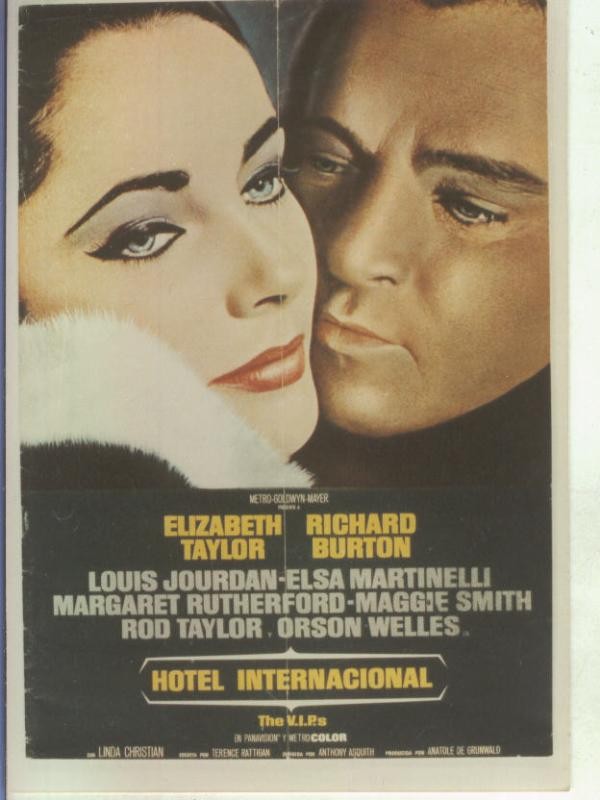 Foto cine 136: Hotel internacional (Elizabeth Taylor-Richard Burton)