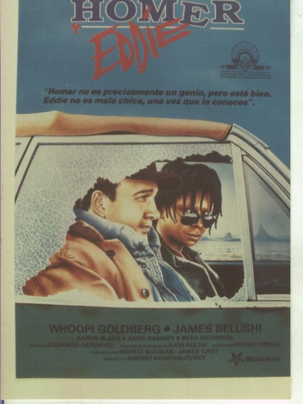 Foto cine 143: Homer y Eddie (Whoopi Goldberg-James Belushi)