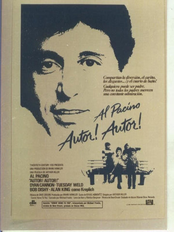 Foto cine 179: Autor, autor (Al Pacino)