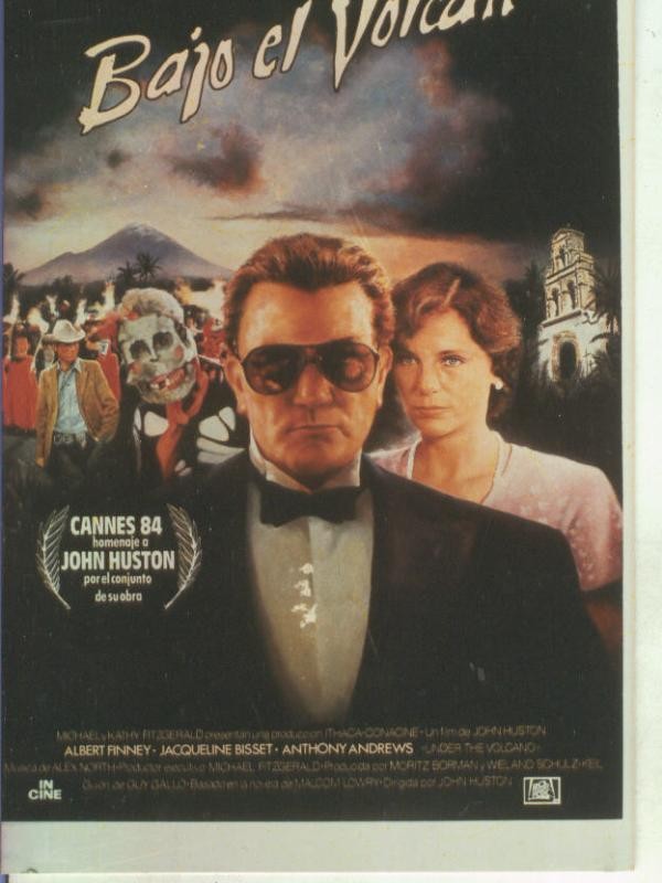 Foto cine 183: Bajo el volcan (Albert Finney-Jacqueline Bisset)
