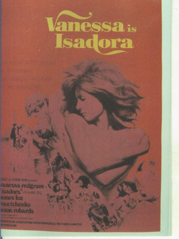 Foto cine 188: Vanessa i Isadora (Vanesa Redgrave)