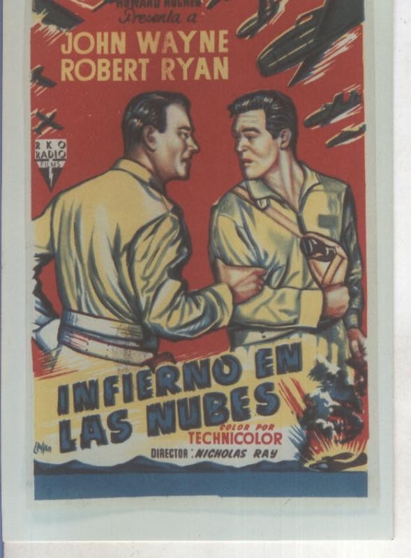 Foto cine 229: Infierno en las nubes (John Wayne-Robert Ryan)