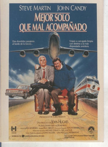 Foto cine 234: Mejor solo que mal acompañado (Steve Martin-John Candy)