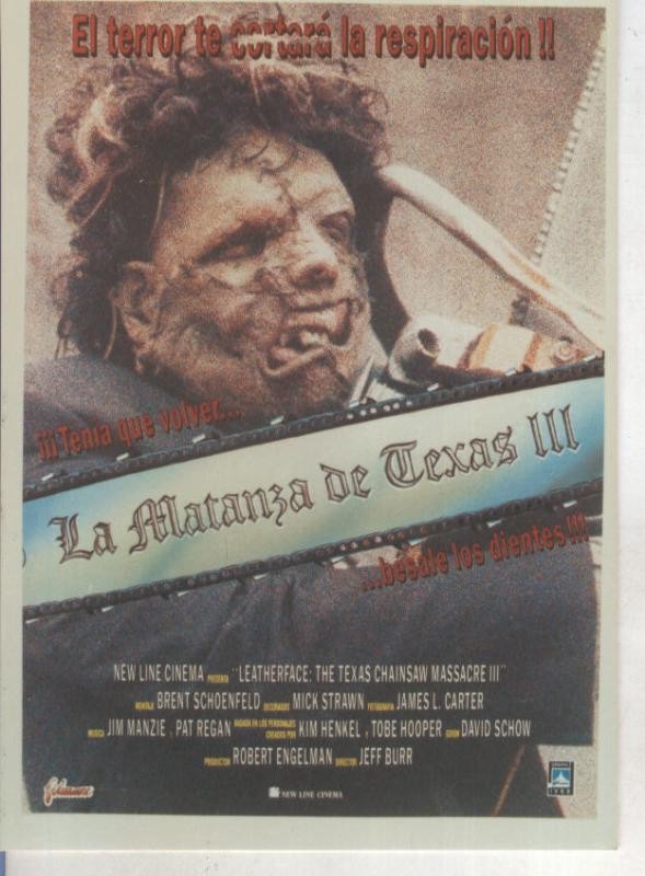 Foto cine 239: La matanza de Texas III