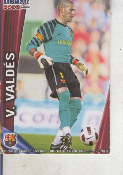 Cromo Liga 2012: Victor Valdes del Barça