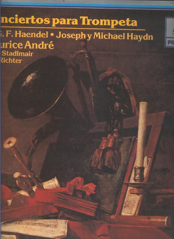Disco LP: Concierto para trompeta-orquesta Bach de Munich