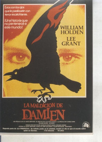 Foto cine 245: La maldicion de Damien (William Holden-Lee Grant)