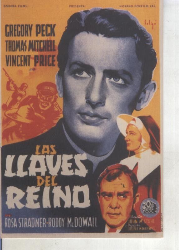 Foto cine 250: Las llaves del reino (Gregory Peck-Vincent Price)