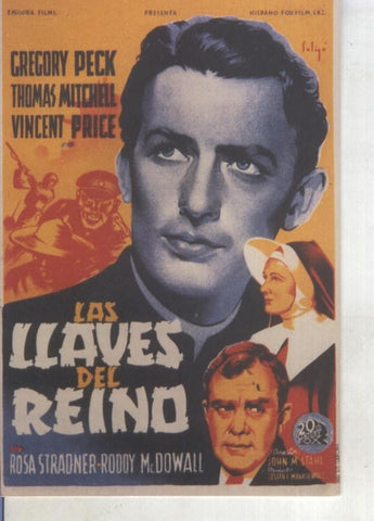 Foto cine 250: Las llaves del reino (Gregory Peck-Vincent Price)