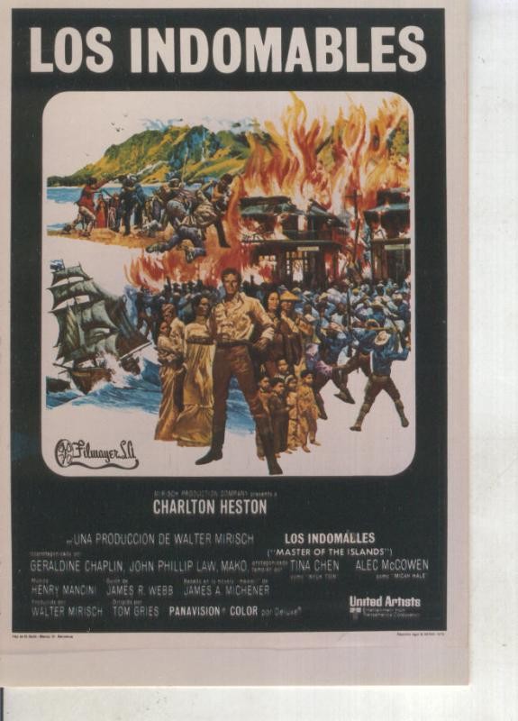 Foto cine 275: Los indomables (Charlton Heston)