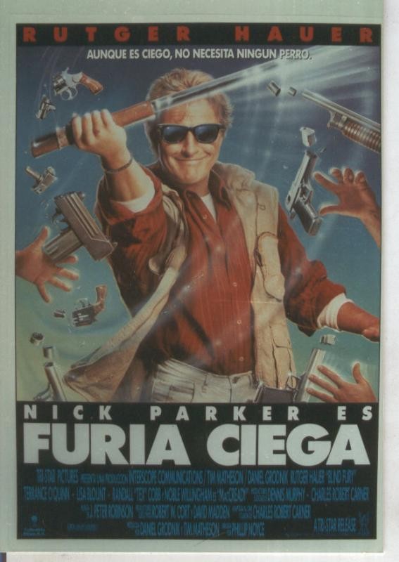 Foto cine 288: Furia ciega (Rutger Hauer)