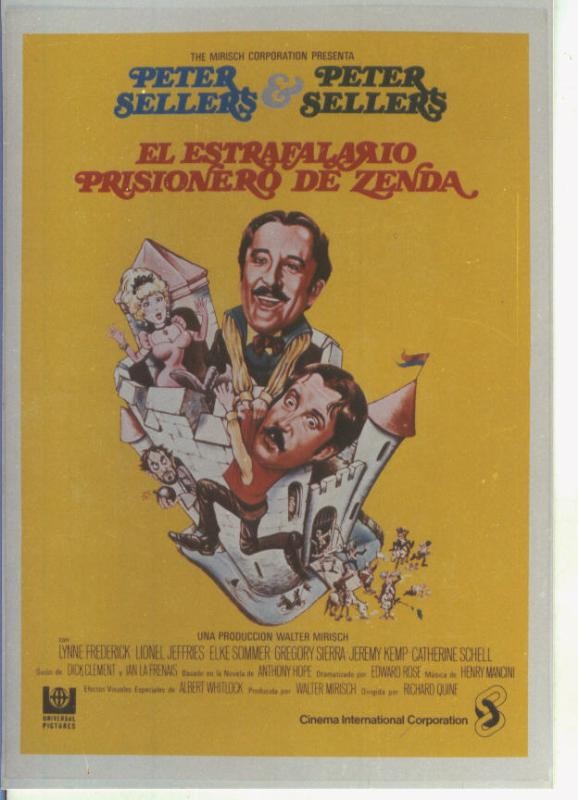 Foto cine 322: El estrafalario prisionero de Zenda (Peter Sellers)