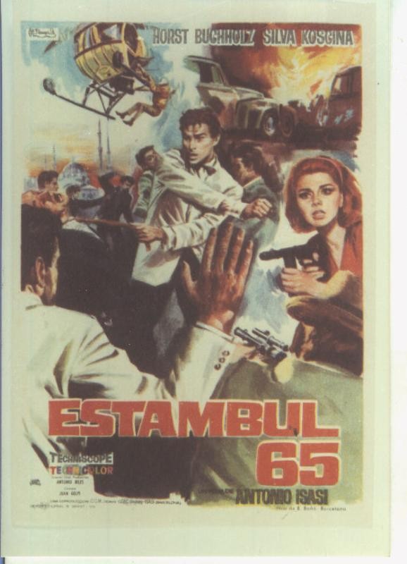Foto cine 325: Estambul 65 (Horst Bughholz-Silva Koscina)