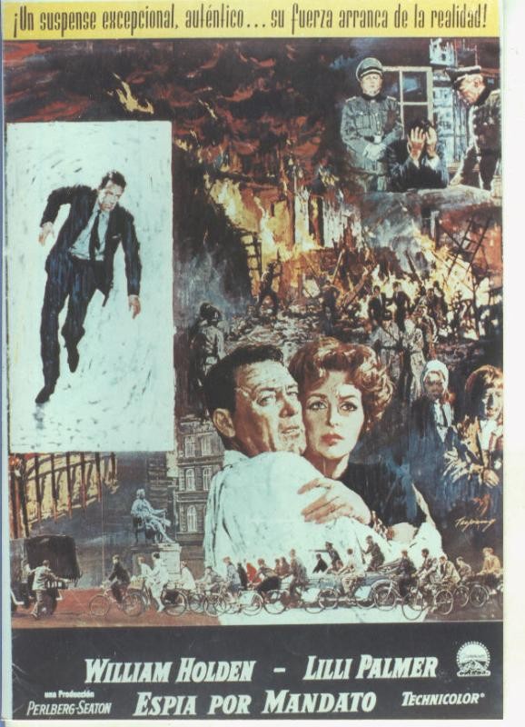 Foto cine 328: Espia por mandato (William Holden-Lilli Palmer)