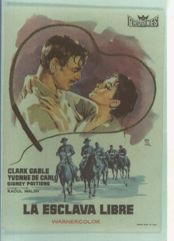 Foto cine 333: La esclava libre (Clark Gable-Yvonne de Carlo)