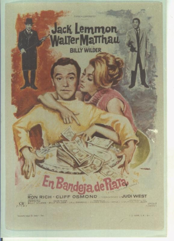 Foto cine 354: En bandeja de plata (Jack Lemmon-Walter Matthau)