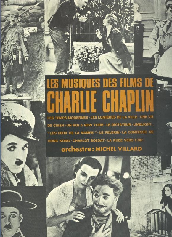 Disco LP: Les musiques des films de Charlie Chaplin