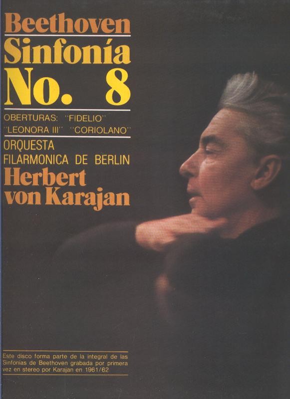 Disco LP: Beethoven sinfonia numero 8