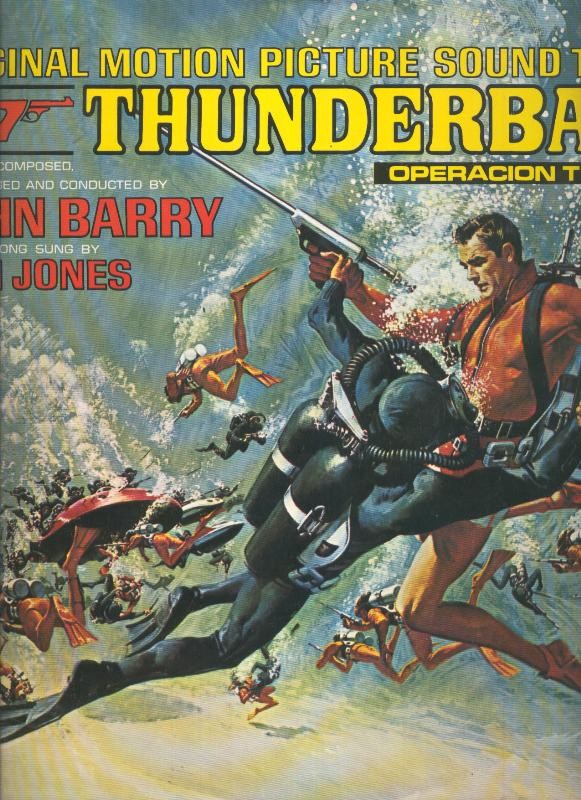 Disco LP: Thunderball, Operacion Trueno , banda sonora original