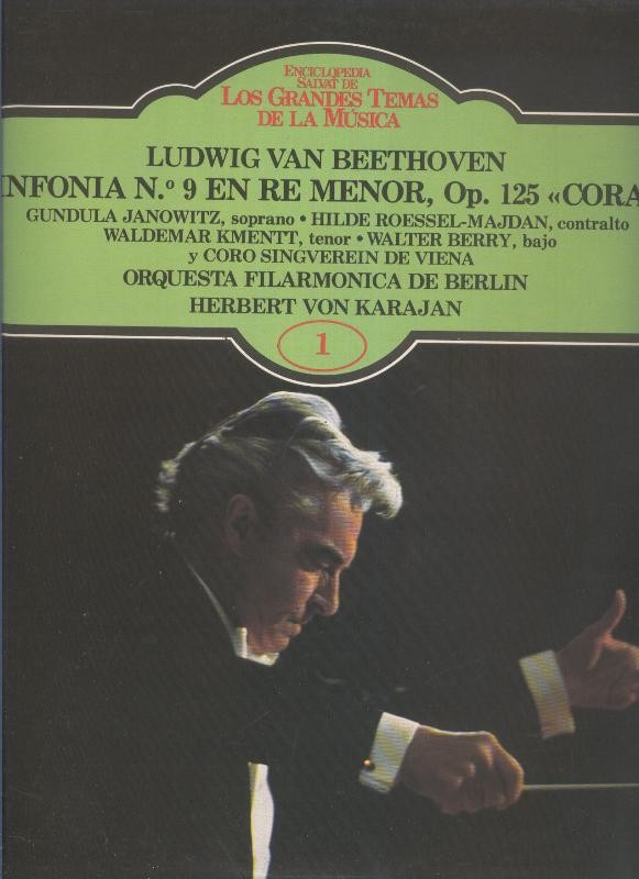 Disco LP: Beethoven: sinfonia numero 9 en re menor, Op 125 "Coral)