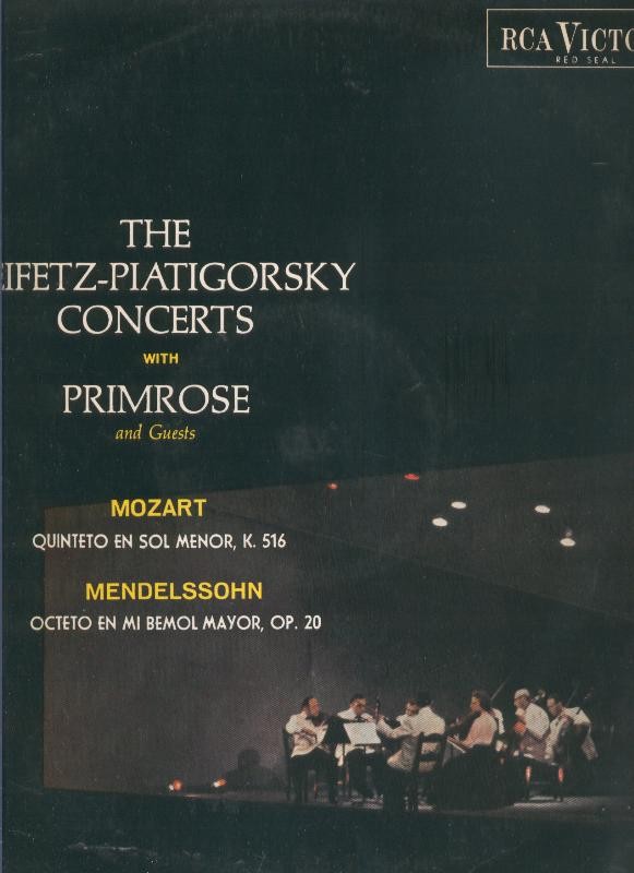 Disco LP: Los Conciertos Heifetz-Piatigorsky