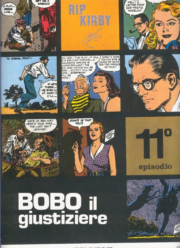 Rip Kirby de Alex Raymond numero 11: Bobo il giustiziere