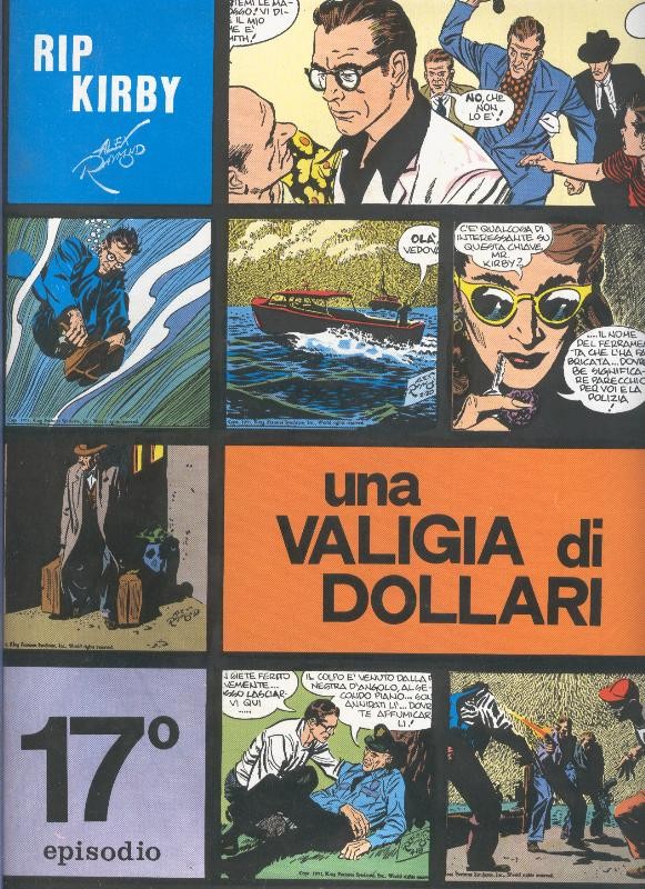 Rip Kirby de Alex Raymond numero 17: Una valigia di dollari