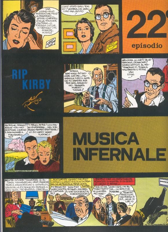 Rip Kirby de Alex Raymond numero 22: Musica infernale
