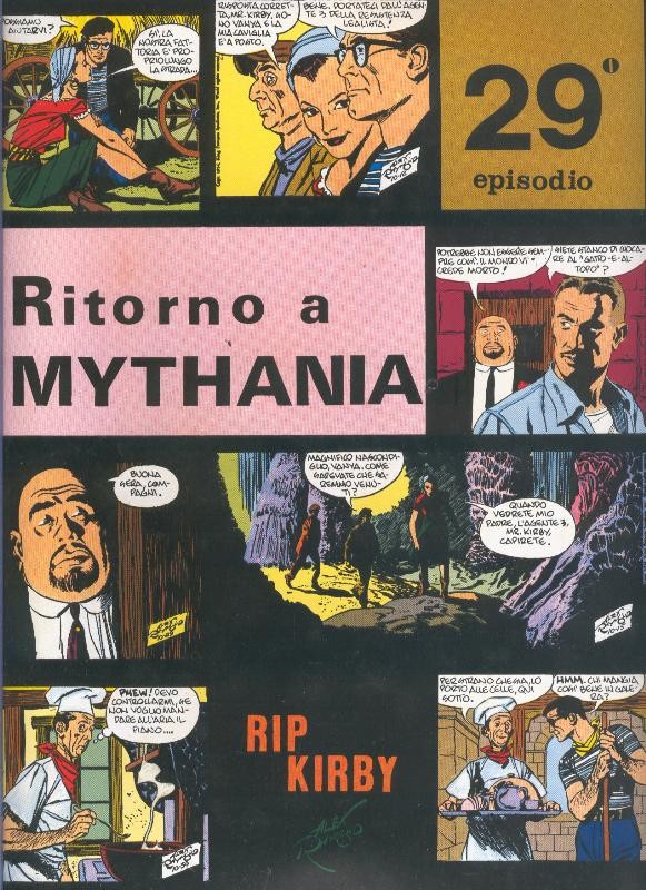 Rip Kirby de Alex Raymond numero 29: Ritorno a Mythania