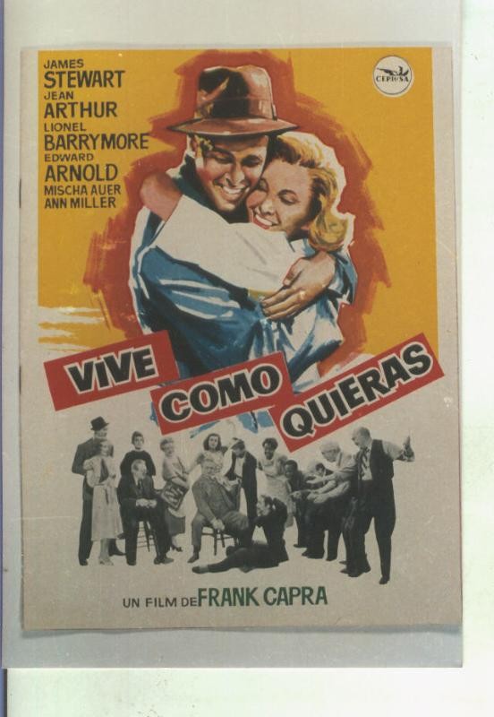 Foto cine 376: Vive como quieras (James Stewart-Jean Arthur)