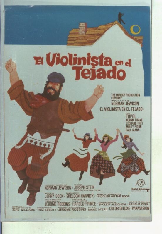 Foto cine 380: El violinista en el tejado (Topol)