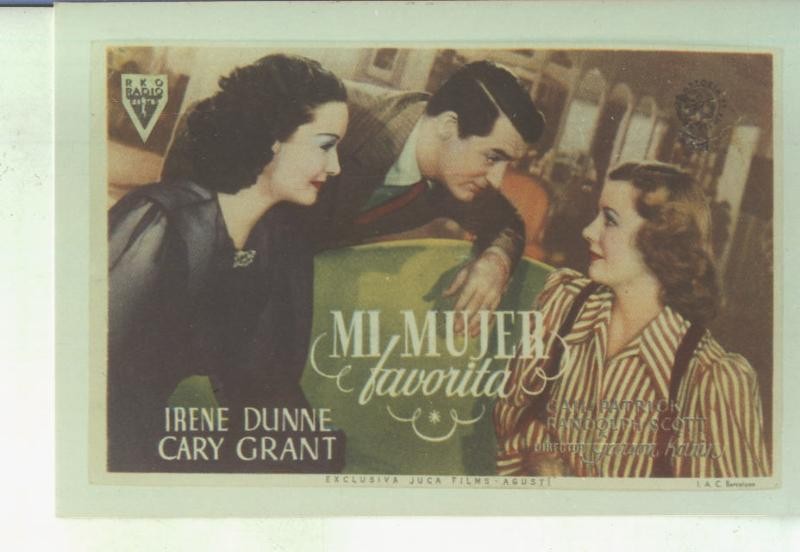 Foto cine 384: Mi mujer favorita (Irene Dunne-Cary Grant)