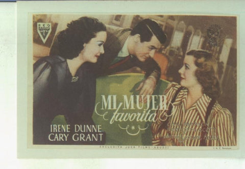 Foto cine 384: Mi mujer favorita (Irene Dunne-Cary Grant)