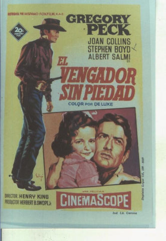 Foto cine 390: El vengador sin piedad (Gregory Peck)