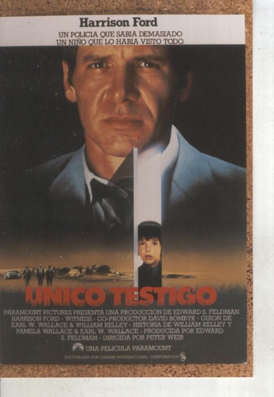 Foto cine 396: Unico testigo (Harrison Ford)