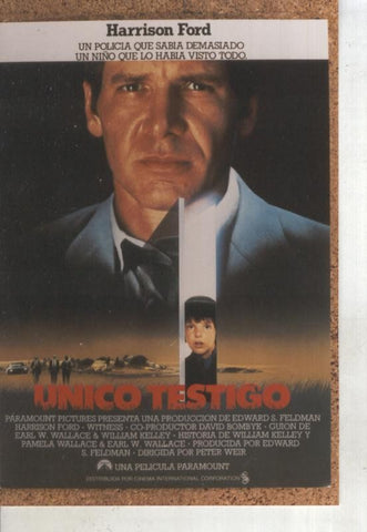 Foto cine 396: Unico testigo (Harrison Ford)