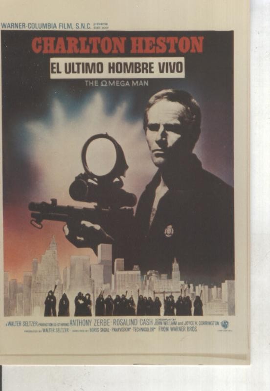 Foto cine 399: El ultimo hombre vivo (Charlton Heston)