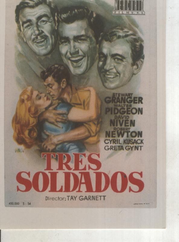 Foto cine 414: Tres soldados (Stewart Granger-David Niven)