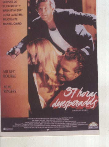 Foto cine 418: 37 horas desesperadas (mickey Rourke)